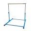 Gymnastická hrazda 90-150 cm teleskopická MODRÁ
