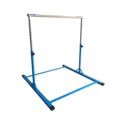 Gymnastická hrazda 90-150 cm teleskopická MODRÁ