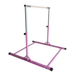Gymnastická hrazda 90-150 cm teleskopická RŮŽOVÁ