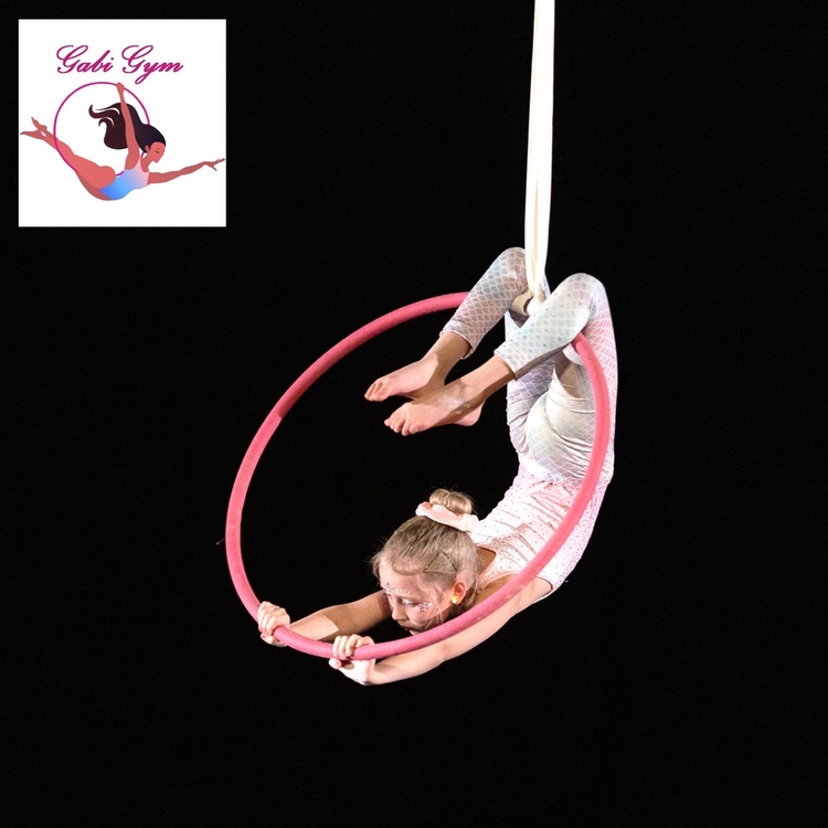 Aerial Hoop 95 cm - KOMPLETNÍ SET - kruh s veškerým příslušenstvím