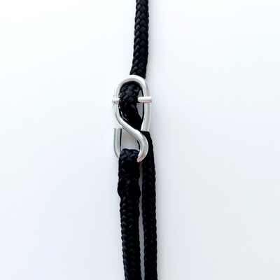 Aerial Hoop 80 cm, akrobatický kruh BEZ úchytu, s provazem a karabinou