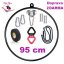 Aerial Hoop 95 cm - KOMPLETNÍ SET - kruh s veškerým příslušenstvím