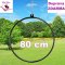Aerial Hoop 80 cm, akrobatický kruh Garden - kruh s úchytem, řetízkem a karabinami