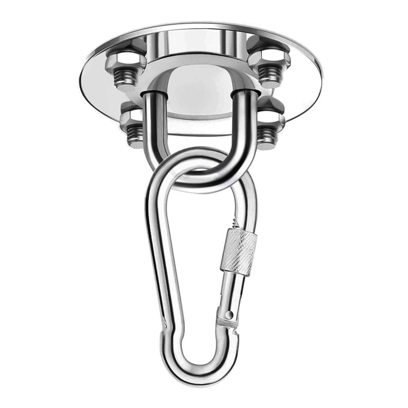 Akrobatická šála 8 m, šíře 1,5 m,  vč. osmy, karabiny a strop. háku, výběr z 9 barev, Španělsko - Barva: Bílá