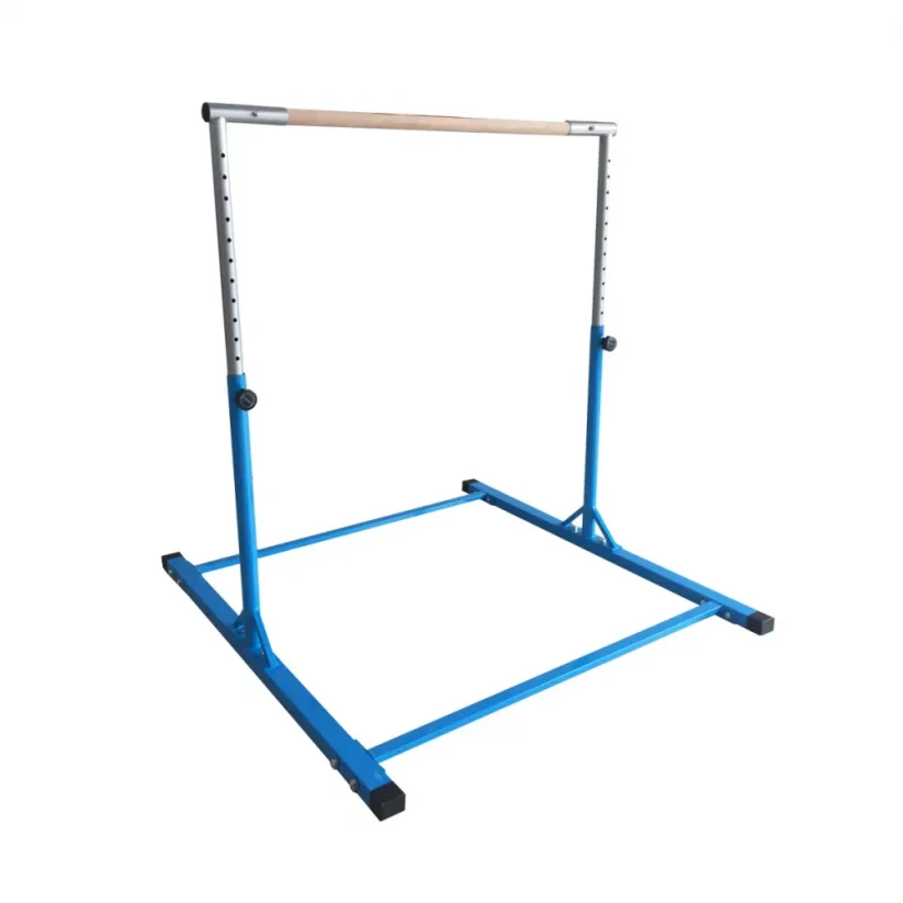 Gymnastická hrazda 90-150 cm teleskopická MODRÁ