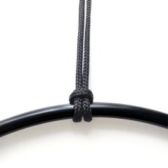 Aerial Hoop 80 cm BEZ úchytu, s provazem a karabinou