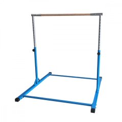 Gymnastická hrazda 90-150 cm teleskopická MODRÁ