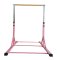 Gymnastická hrazda 120-180 cm skládací RŮŽOVÁ