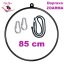 Aerial Hoop 85 cm s úchytem, provazem a karabinami