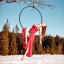 Aerial Hoop 95 cm - KOMPLETNÍ SET - kruh s veškerým příslušenstvím