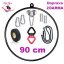 Aerial Hoop 90 cm - KOMPLETNÍ SET - kruh s veškerým příslušenstvím