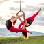 Aerial Hoop 95 cm - KOMPLETNÍ SET - kruh s veškerým příslušenstvím