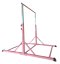 Gymnastická hrazda 120-180 cm skládací RŮŽOVÁ