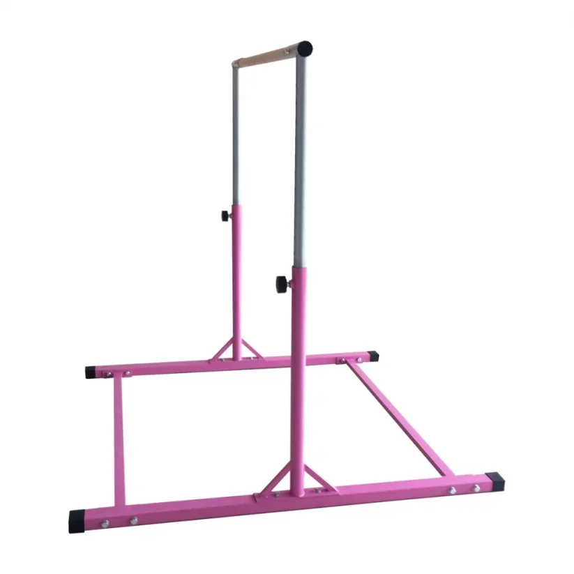 Gymnastická hrazda 90-150 cm teleskopická RŮŽOVÁ