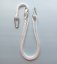 Aerial Hoop 95 cm s provazem a karabinami, zlatý