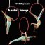 Aerial Hoop 95 cm - KOMPLETNÍ SET - kruh s veškerým příslušenstvím